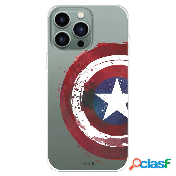 Funda para iPhone 14 Pro Max Oficial de Marvel Capitan