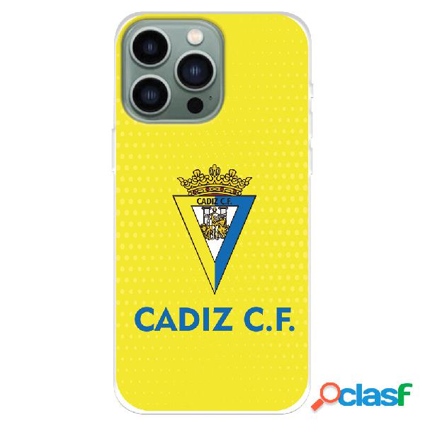 Funda para iPhone 14 Pro Max del Cádiz CF Fondo Amarillo -