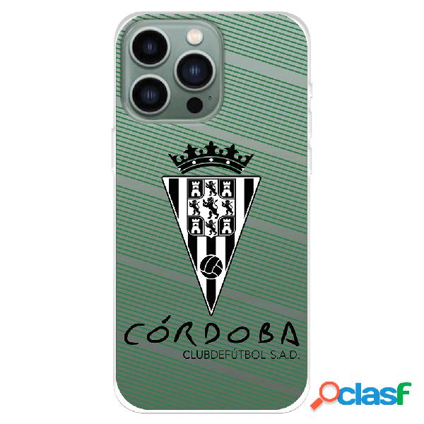 Funda para iPhone 14 Pro Max del Córdoba CF Escudo Blanco y