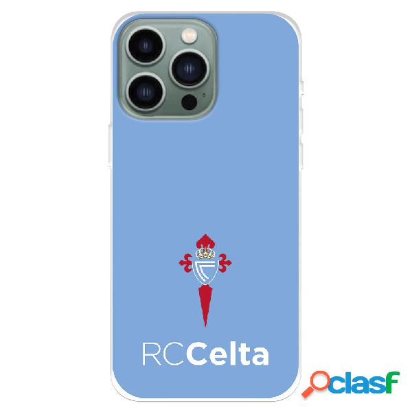 Funda para iPhone 14 Pro Max del RC Celta Escudo Fondo Azul