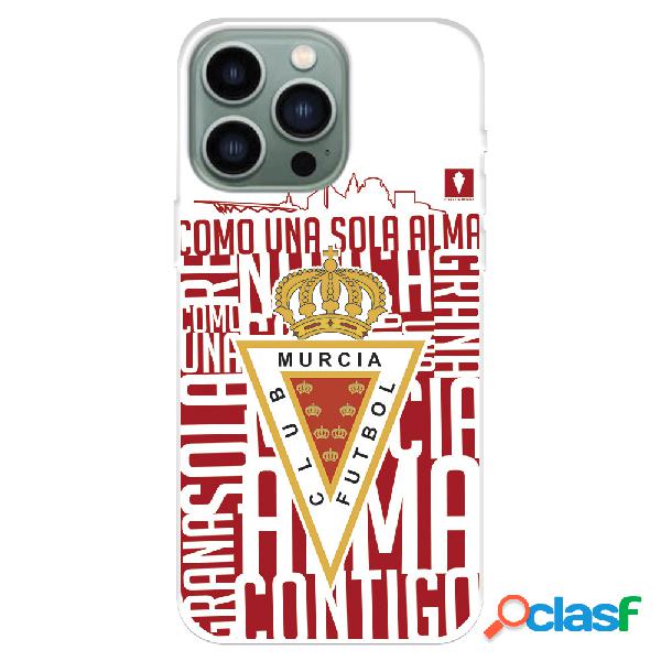 Funda para iPhone 14 Pro Max del Real Murcia Escudo Fondo
