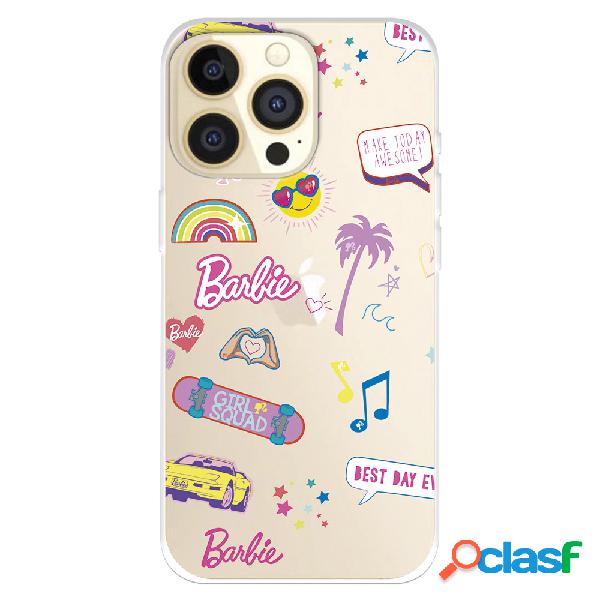 Funda para iPhone 14 Pro Oficial de Mattel Barbie Stickers -