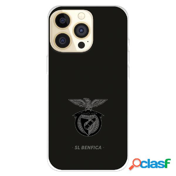 Funda para iPhone 14 Pro del Benfica Escudo Fondo Negro -