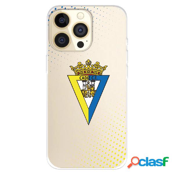 Funda para iPhone 14 Pro del Cádiz CF Escudo Transparente -