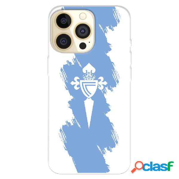 Funda para iPhone 14 Pro del RC Celta Escudo Trazo Azul -