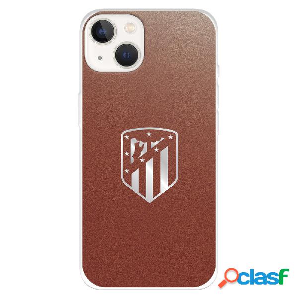 Funda para iPhone 14 del Atlético de Madrid Escudo Plateado