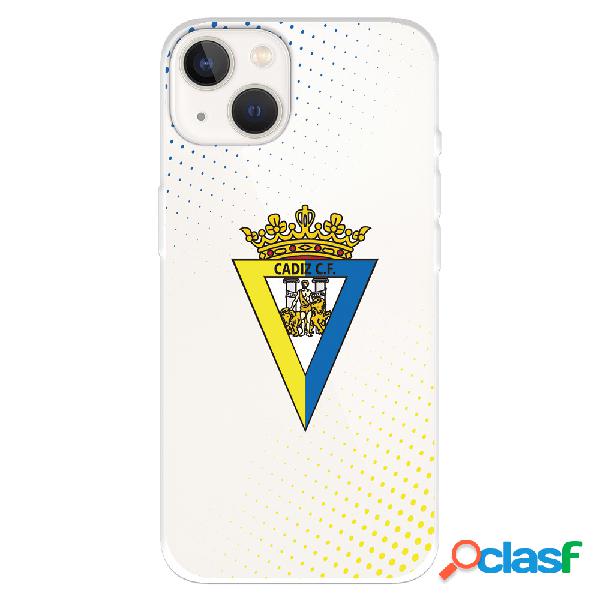 Funda para iPhone 14 del Cádiz CF Escudo Transparente -