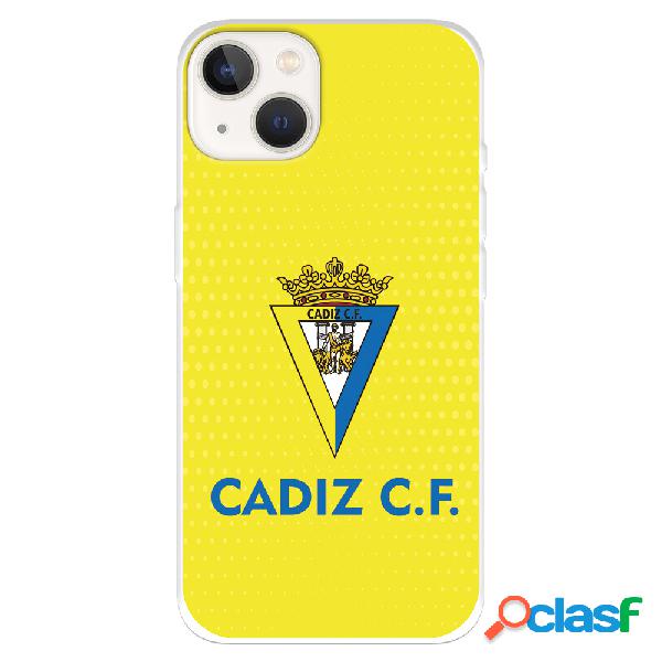 Funda para iPhone 14 del Cádiz CF Fondo Amarillo - Licencia