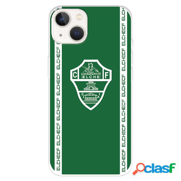 Funda para iPhone 14 del Elche CF Escudo Fondo Verde -