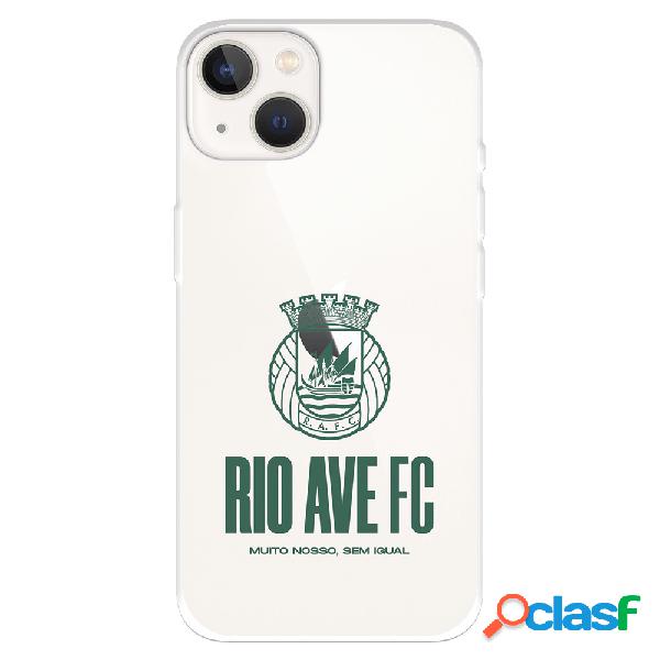 Funda para iPhone 14 del Rio Ave FC Escudo Leather Case