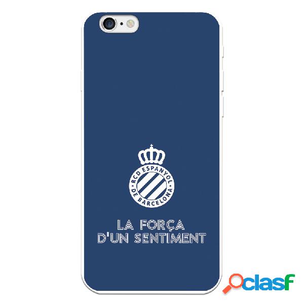 Funda para iPhone 6 del RCD Espanyol Escudo Fondo Azul