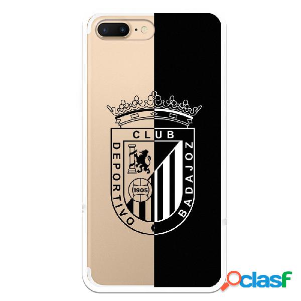 Funda para iPhone 8 Plus del Badajoz Escudo Fondo Negro y