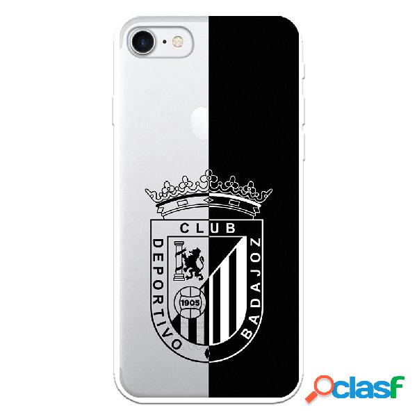 Funda para iPhone 8 del Badajoz Escudo Fondo Negro y