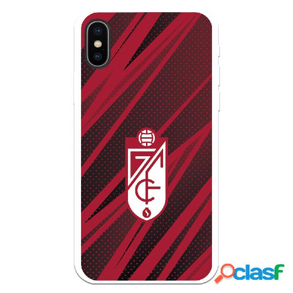 Funda para iPhone X del Granada CF Escudo -Rojas y Negras