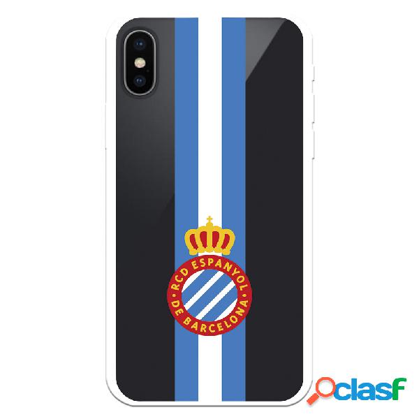 Funda para iPhone X del RCD Espanyol Escudo Albiceleste