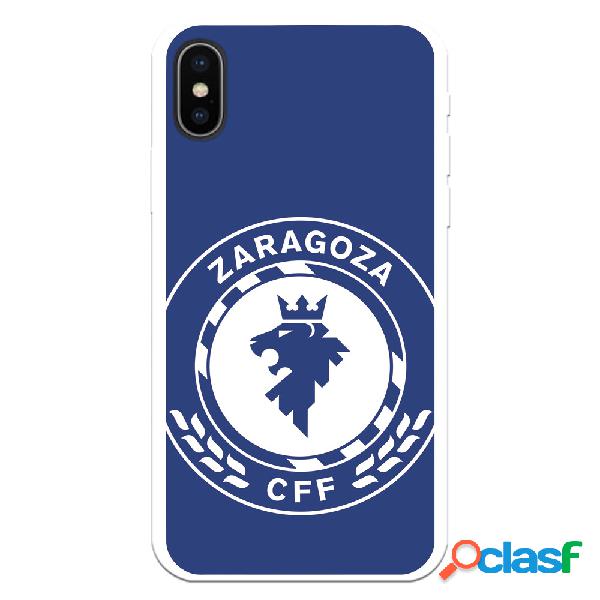 Funda para iPhone X del Zaragoza CF Femenino Escudo Grande