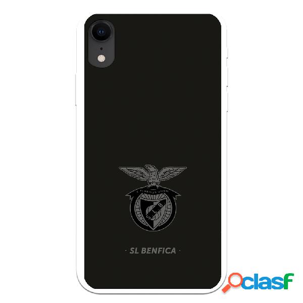 Funda para iPhone XR del Escudo Fondo Negro - Licencia