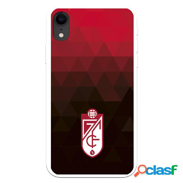 Funda para iPhone XR del Granada CF Escudo - Fondo Rojo y