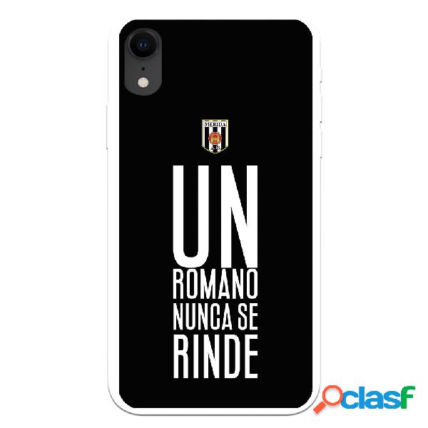 Funda para iPhone XR del Mérida Frase Fondo Negro -