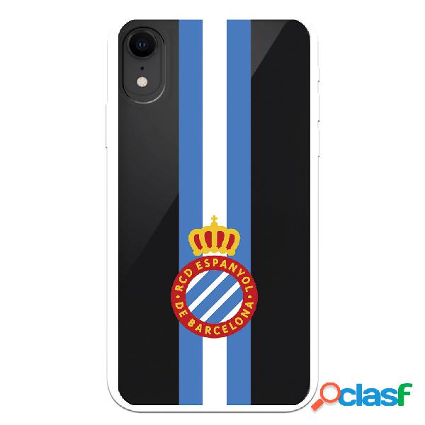 Funda para iPhone XR del RCD Espanyol Escudo Albiceleste