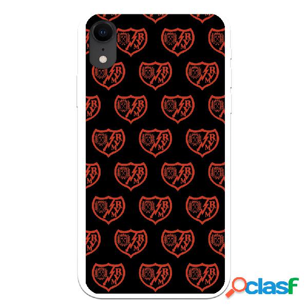 Funda para iPhone XR del Rayo Vallecano Escudo Patron Fondo