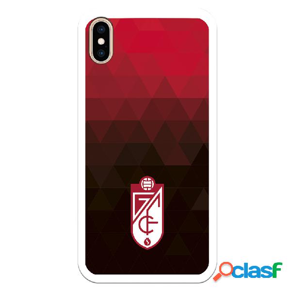 Funda para iPhone XS Max del Granada CF Escudo - Fondo Rojo