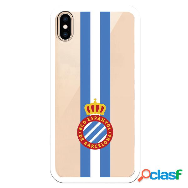 Funda para iPhone XS Max del RCD Espanyol Escudo Albiceleste