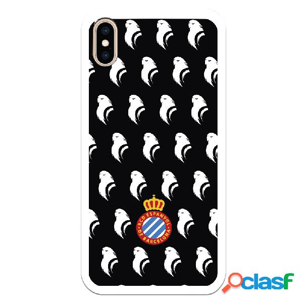 Funda para iPhone XS Max del RCD Espanyol Escudo Patron