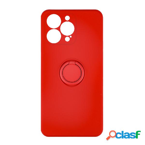 Funda skyhe por Apple iPhone 14 Pro Max Gel O-Ring Rojo