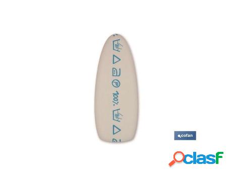 Funda tabla planchar acolchada 135x53cm modelo 8