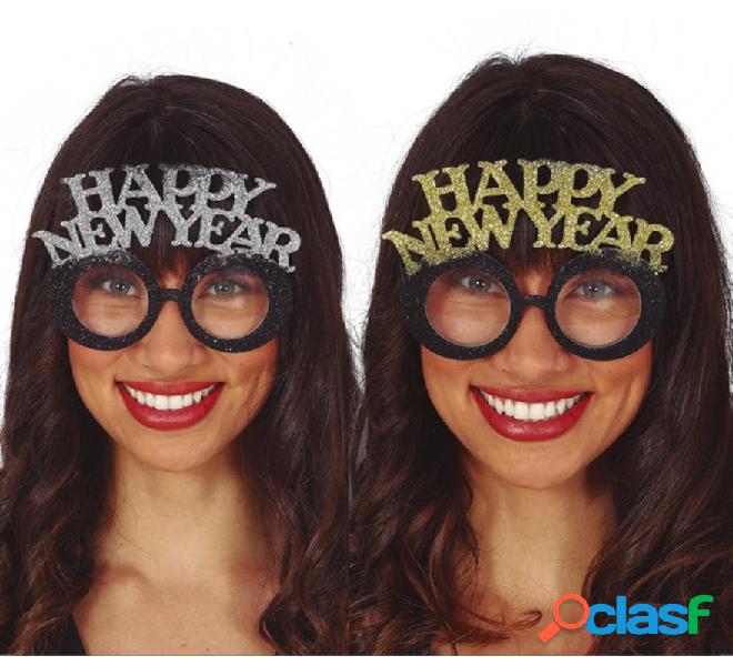 Gafas 'Happy New Year' Plata y Oro Surtido