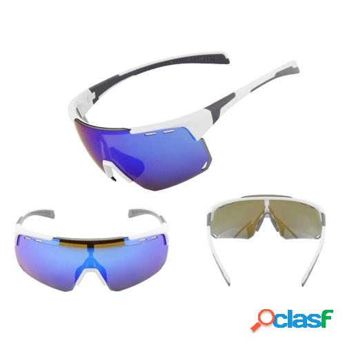 Gafas de ciclismo con 3 lentes intercambiables UV400 Gafas