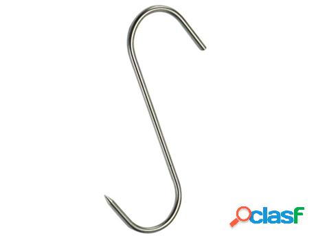 Gancho carnicero inoxidable n 1 de 100 x 4 x 37 mm