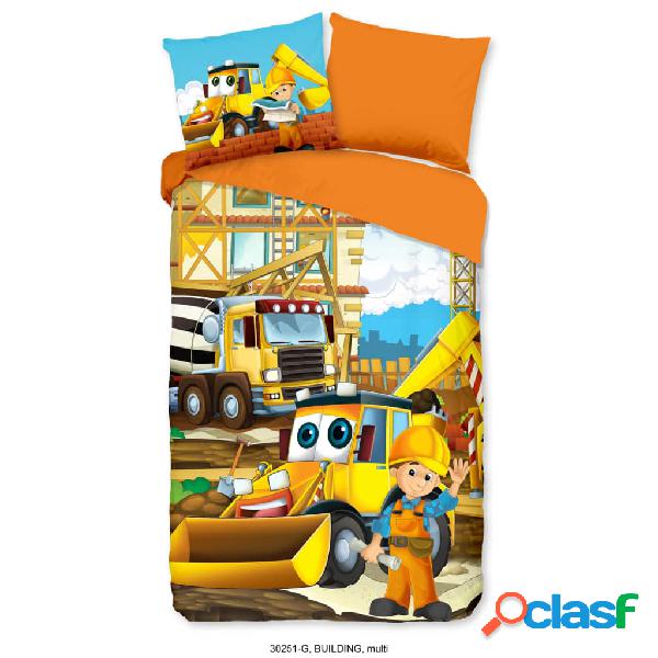 Good Morning Funda de edredón para niños Building