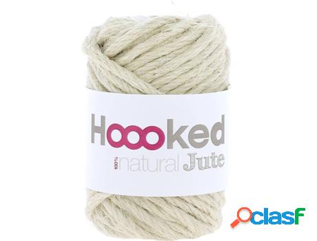 Hilo HOOOKED 100% Natural Jute Vanilla Cream Medium (Blanco)