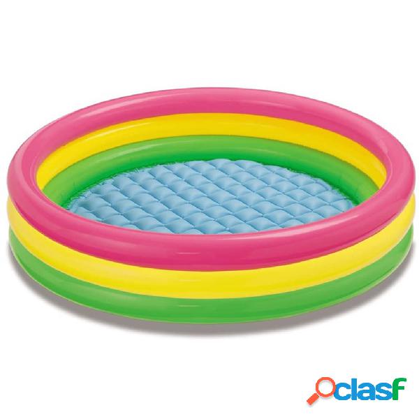 INTEX Piscina inflable Sunset 3 anillos 147x33 cm
