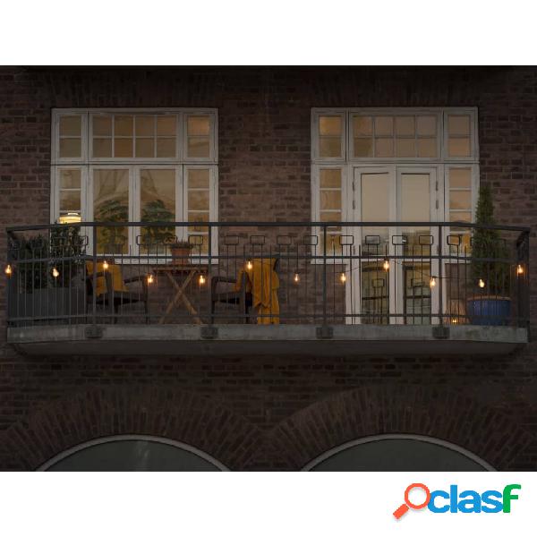 KONSTSMIDE Luces de fiesta con 10 lámparas extra cálidas