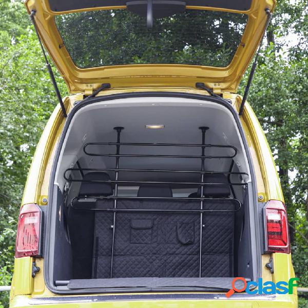 Kerbl Panel de seguridad de coche para mascotas negro 75-110