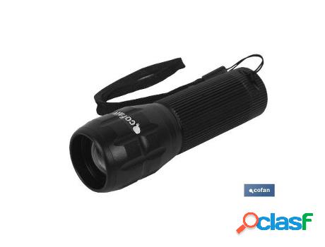 Linterna led alum. zoom led 120lm ø3 x12 cm