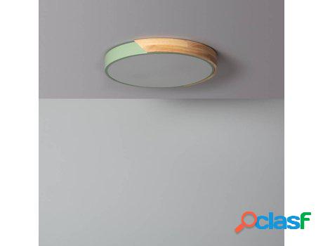 Lámpara LED LEDKIA Circular (Verde Celadón - LED Integrado
