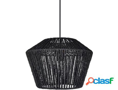 Lámpara de Suspensión LEDKIA Trenza (Negro - E27 - 60 W)