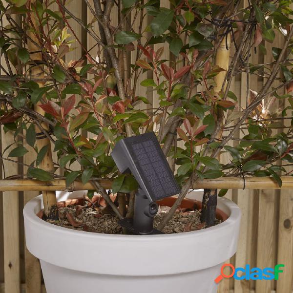 Luxform Lámpara solar LED de jardín Rosario sensor