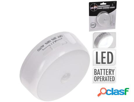 Luz 4 led con sensor pilas 7 cm blister