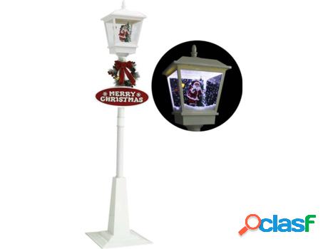 Luz de Navidad VIDAXL Farola de Navidad con Papá Noel 180