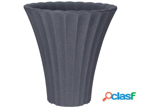 Maceta resina gris 40xh42 cm