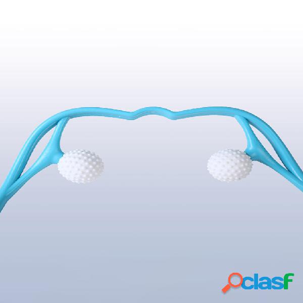 Masajeador manual de columna cervical, lavable,