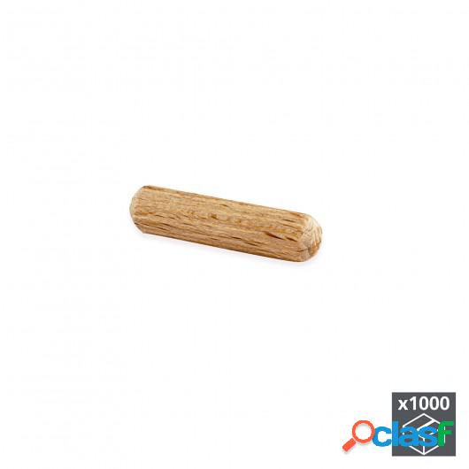 Mechones, D. 8 mm, 30 mm, Madera, 1.000 ud.