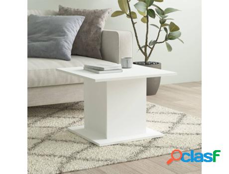 Mesa de Centro VIDAXL Blanco (Madera contrachapada - 55.5 x