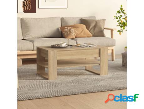 Mesa de Centro VIDAXL Marrón (Madera contrachapada - 102 x