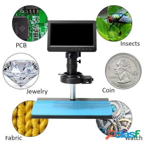 Microscopio de video LCD de 26MP 1080P de 7 pulgadas con